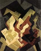 Juan Gris Guitar and fruit dish oil on canvas